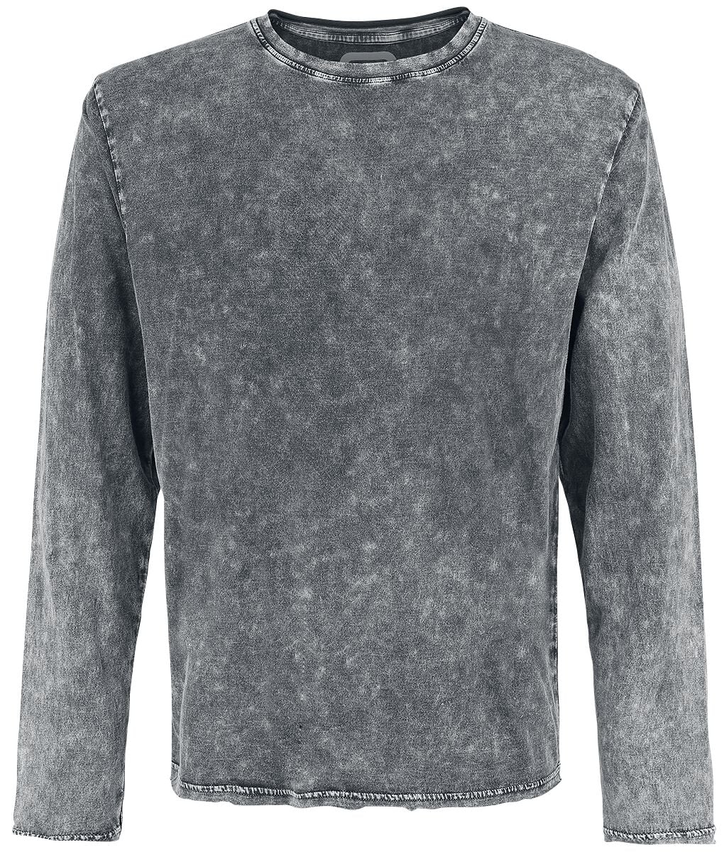 T-shirt manches longues  de RED by EMP - Overcome - S à 5XL - pour Homme - gris - RED by EMP