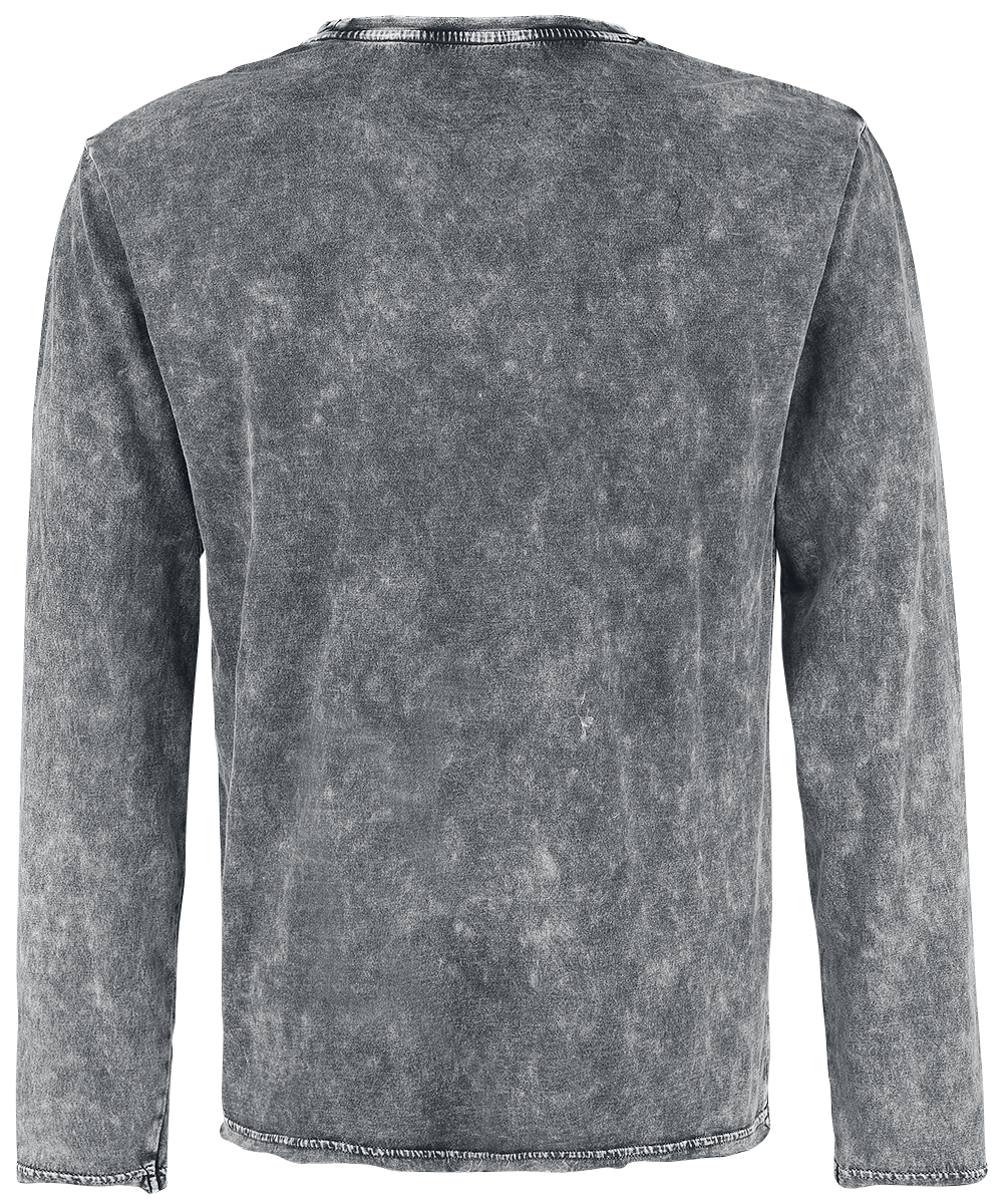 T-shirt manches longues  de RED by EMP - Overcome - S à 5XL - pour Homme - gris - RED by EMP - View 2