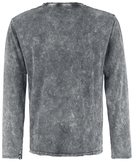 T-shirt manches longues  de RED by EMP - Overcome - S à 5XL - pour Homme - gris - RED by EMP - View 2