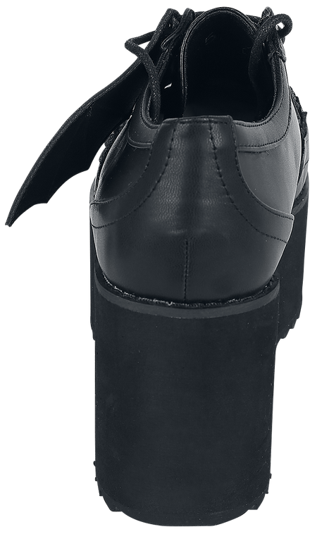 Creepers Gothic de Banned Alternative - WILLOW - EU36 à EU41 - pour Femme - noir - Banned Alternative - View 2