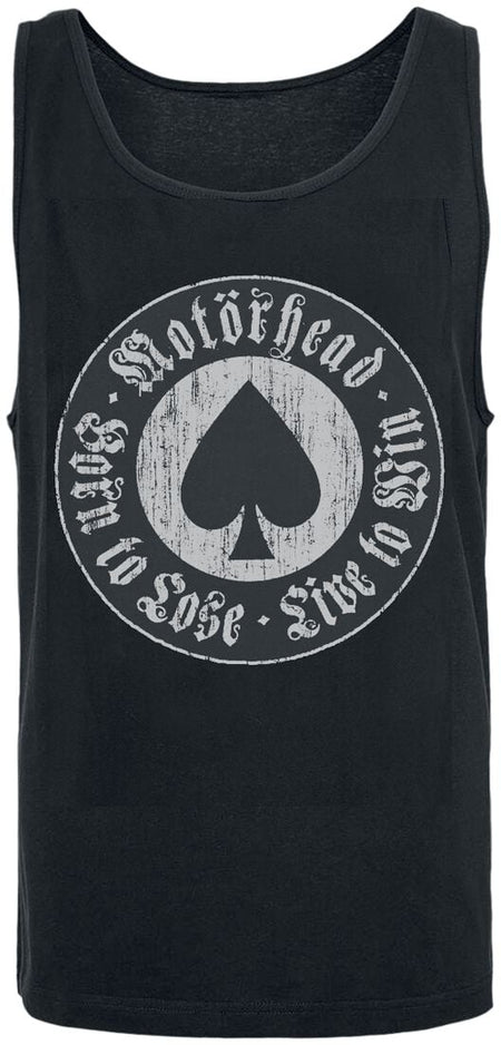 Débardeur  de Motörhead - Born To Lose - S à 5XL - pour Homme - noir - Motörhead