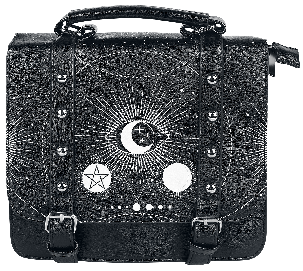 Sac à bandoulière Gothic de Banned Alternative - Cosmic - pour Unisexe - noir - Banned Alternative - View 2