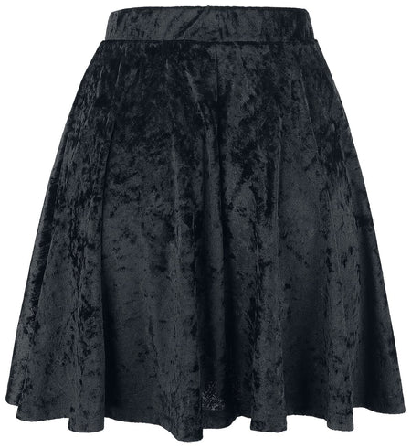 Jupe courte Gothic de Forplay - Jupe En Velours - S à XXL - pour Femme - noir - Forplay