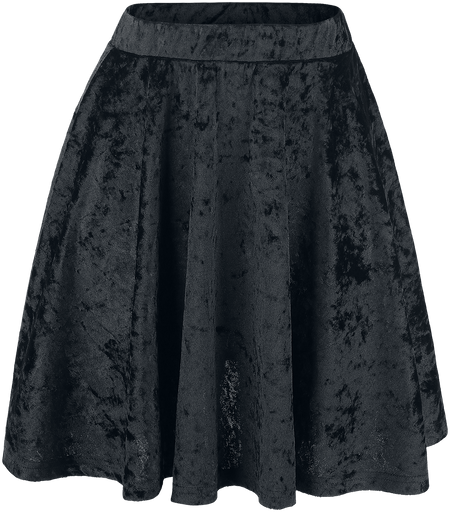 Jupe courte Gothic de Forplay - Jupe En Velours - S à XXL - pour Femme - noir - Forplay - View 2