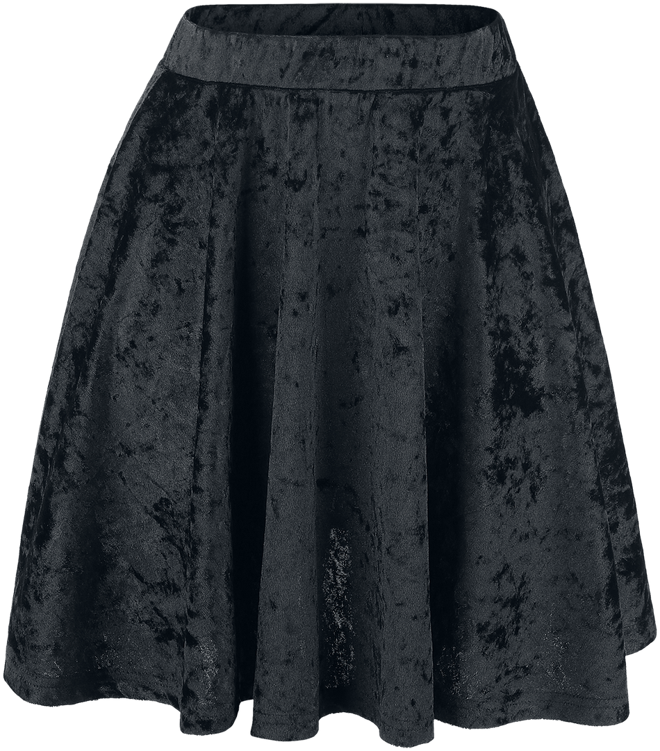 Jupe courte Gothic de Forplay - Jupe En Velours - S à XXL - pour Femme - noir - Forplay - View 2