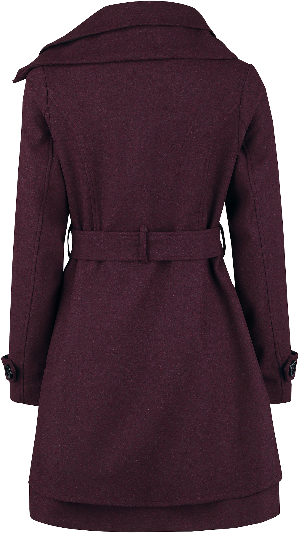 Manteau d'hiver  de Black Premium by EMP - Good Times - S à XXL - pour Femme - rouge foncé - Black Premium by EMP - View 2