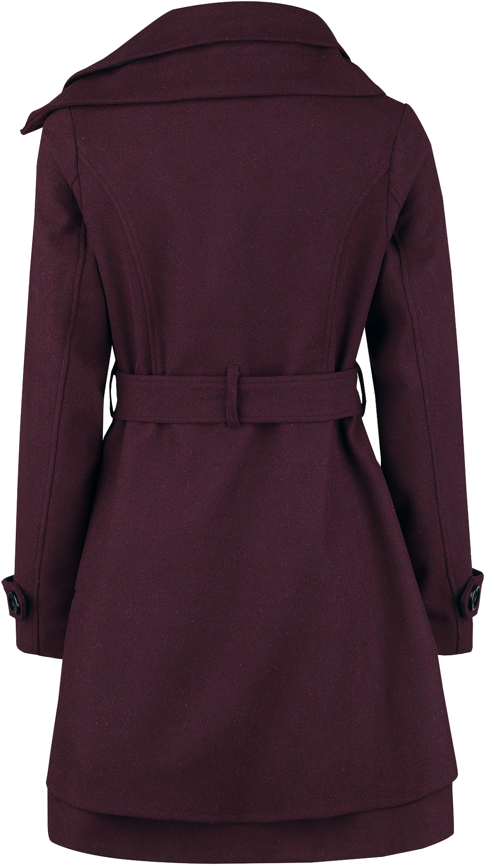 Manteau d'hiver  de Black Premium by EMP - Good Times - S à XXL - pour Femme - rouge foncé - Black Premium by EMP - View 2