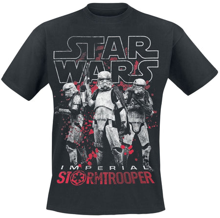 T-Shirt Manches courtes Disney de Star Wars - Solo: A Star Wars Story - Imperial Stormtrooper - S à 5XL - pour Homme - noir - Star Wars