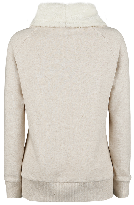 Sweat-shirt  de Snoopy - Snoopy Winter - S à XXL - pour Femme - beige chiné - Snoopy - View 2