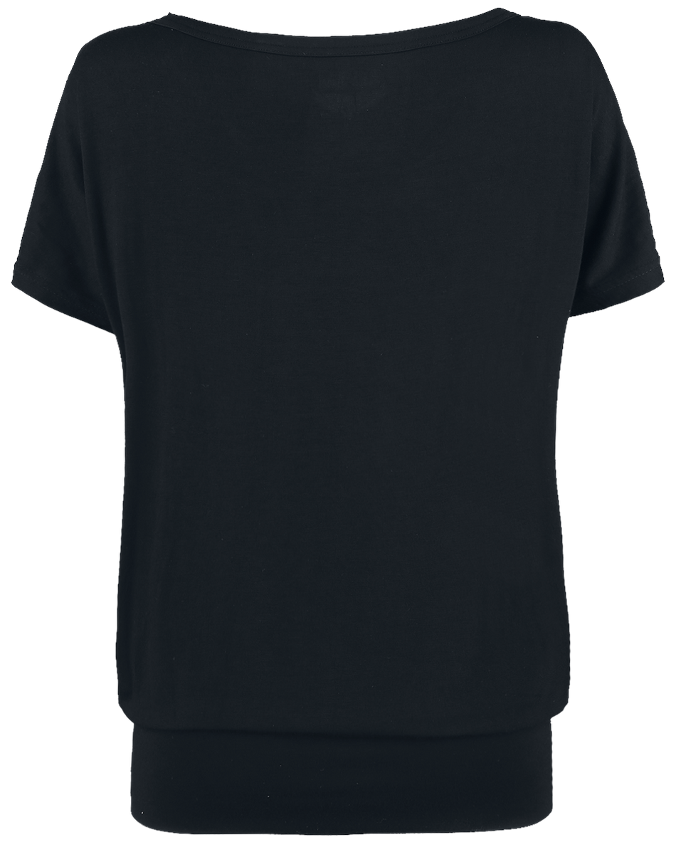 T-Shirt Manches courtes  de Rock Rebel by EMP - Can You Read My Mind - S à 3XL - pour Femme - noir - Rock Rebel by EMP - View 2