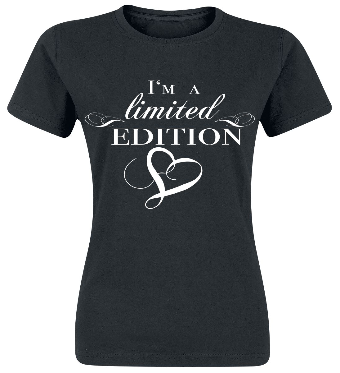 T-Shirt Manches courtes Fun de Slogans - I´m A Limited Edition - S à XXL - pour Femme - noir - Slogans