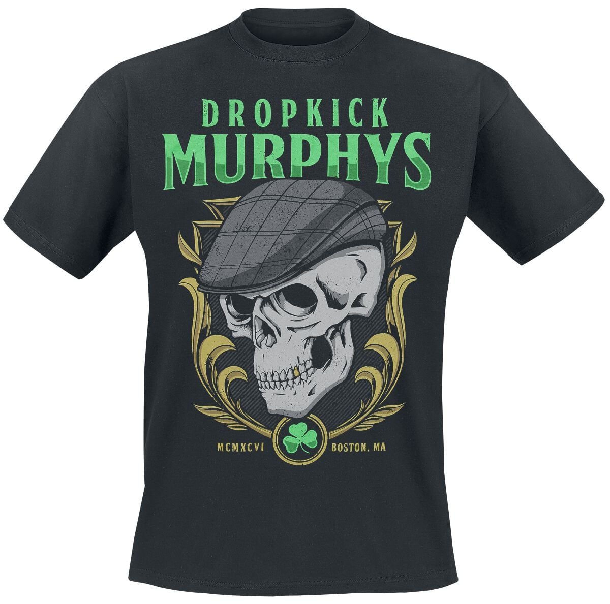 T-Shirt Manches courtes  de Dropkick Murphys - Skelly Skull - M à XXL - pour Homme - noir - Dropkick Murphys
