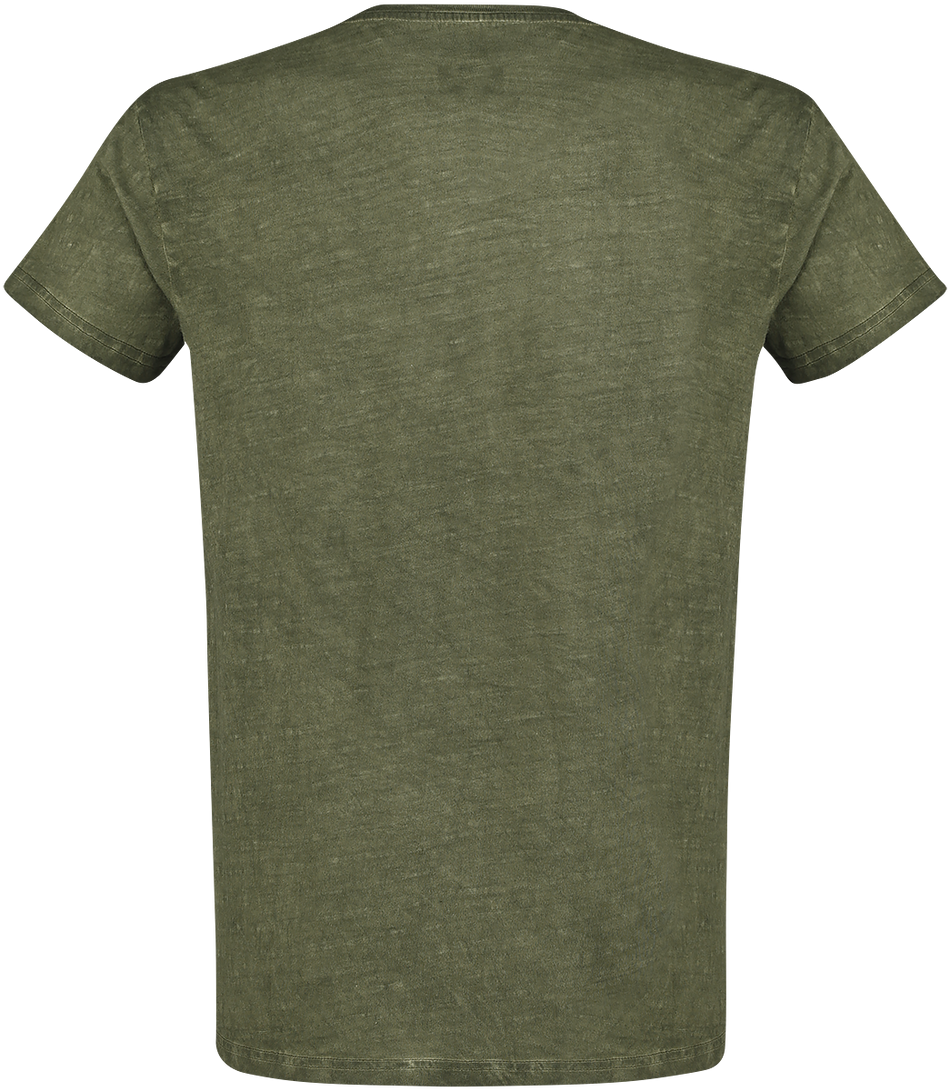 T-Shirt Manches courtes  de RED by EMP - Heavy Soul - S à L - pour Homme - olive - RED by EMP - View 2