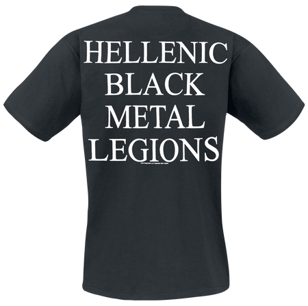 T-Shirt Manches courtes  de Rotting Christ - Hellenic Black Metal Legions - S à XXL - pour Homme - noir - Rotting Christ - View 2