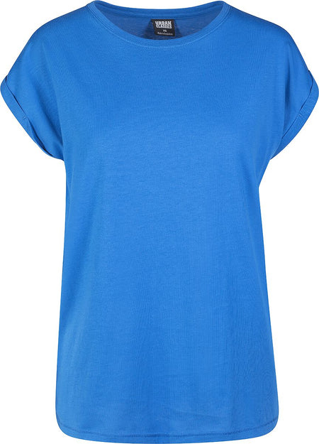 T-Shirt Manches courtes  de Urban Classics - T-shirt Manches Larges Femme - XS à L - pour Femme - bleu - Urban Classics