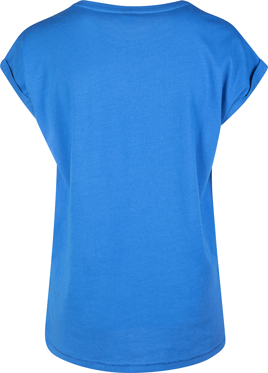 T-Shirt Manches courtes  de Urban Classics - T-shirt Manches Larges Femme - XS à L - pour Femme - bleu - Urban Classics - View 2