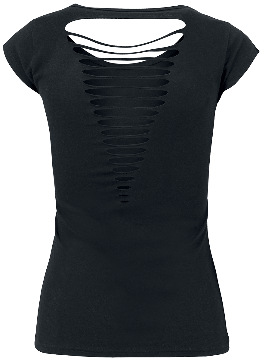 T-Shirt Manches courtes  de Guns N' Roses - Pink Bullet - S à XL - pour Femme - noir - Guns N' Roses - View 2