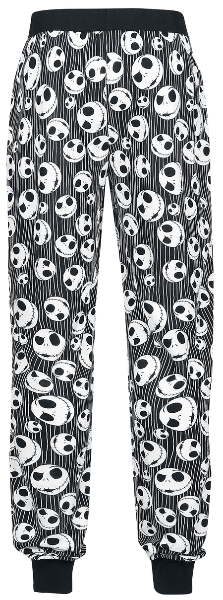 Bas de pyjama Disney de L'Étrange Noël De Monsieur Jack - Jack Skellington - Crâne - M à 4XL - pour Femme - noir - L'Étrange Noël De Monsieur Jack - View 2