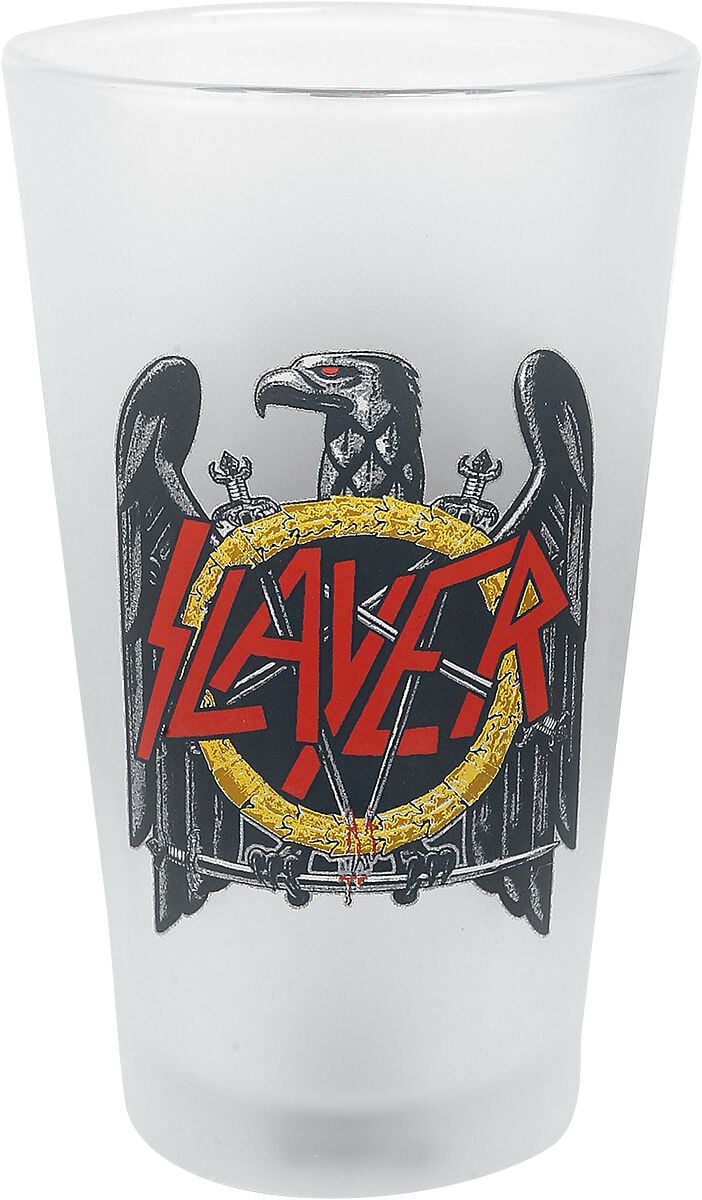 Verre à bière  de Slayer - Eagle Logo - pour Unisexe - blanc - Slayer