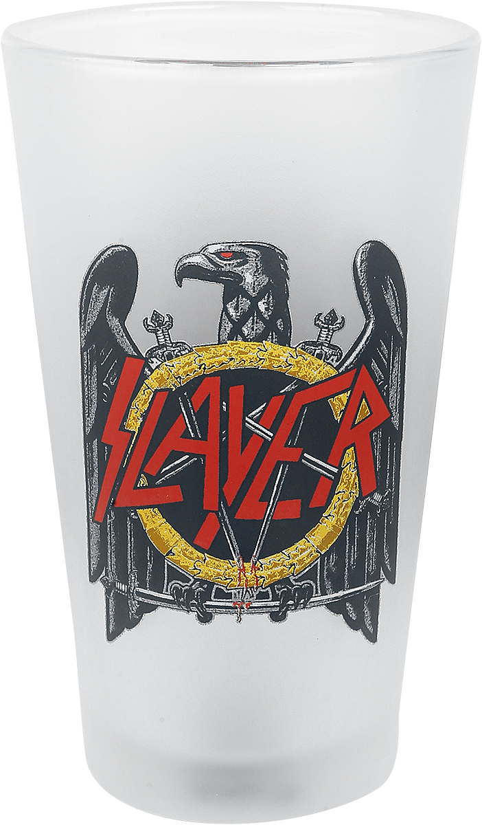 Verre à bière  de Slayer - Eagle Logo - pour Unisexe - blanc - Slayer - View 2