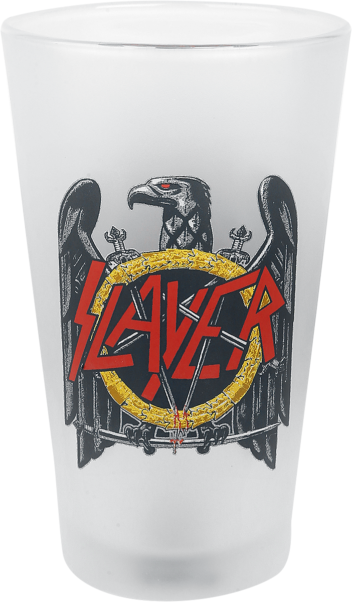 Verre à bière  de Slayer - Eagle Logo - pour Unisexe - blanc - Slayer - View 2