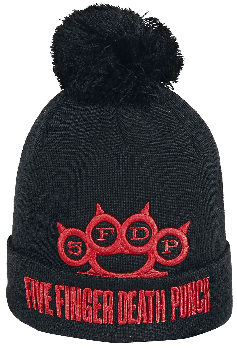 Bonnet  de Five Finger Death Punch - Bonnet Logo - pour Unisexe - noir - Five Finger Death Punch - View 2