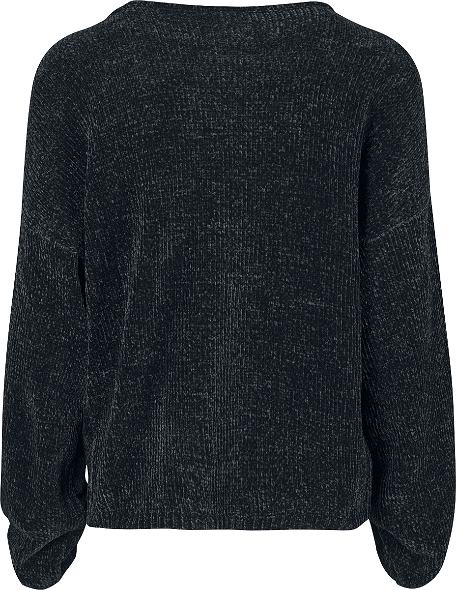 Sweat-shirt  de Urban Classics - Sweat Oversize En Chenille - XS à 4XL - pour Femme - noir - Urban Classics - View 2