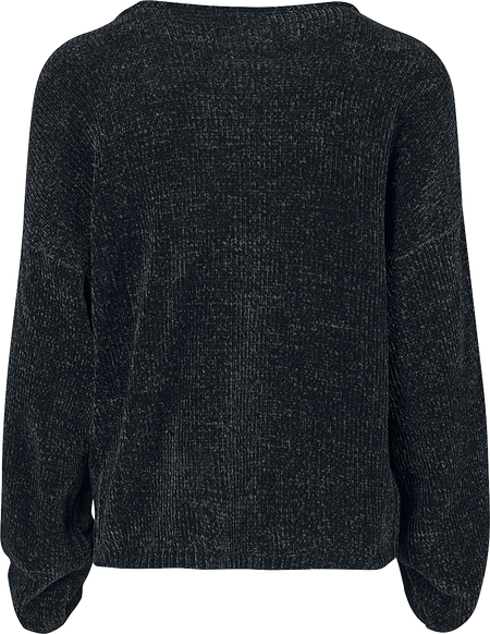 Sweat-shirt  de Urban Classics - Sweat Oversize En Chenille - XS à 4XL - pour Femme - noir - Urban Classics - View 2