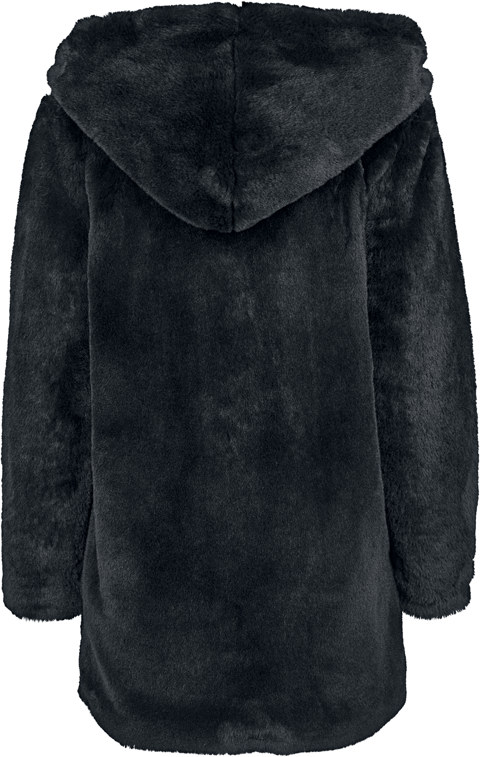 Veste mi-saison  de Urban Classics - Manteau À Capuche Teddy - XS à 5XL - pour Femme - noir - Urban Classics - View 2