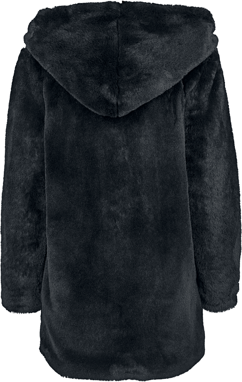 Veste mi-saison  de Urban Classics - Manteau À Capuche Teddy - XS à 5XL - pour Femme - noir - Urban Classics - View 2