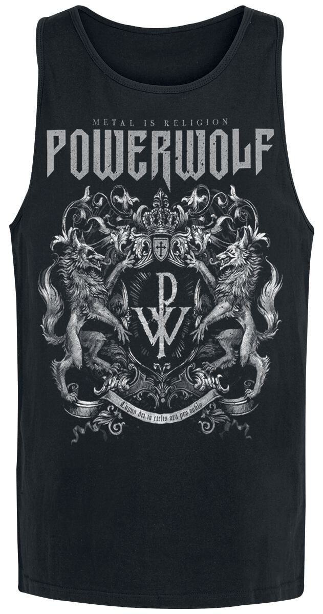 Débardeur  de Powerwolf - S à XL - pour Homme - noir - Powerwolf