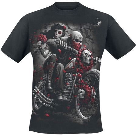 T-Shirt Manches courtes Gothic de Spiral - DOTD Bikers - L à XXL - pour Homme - noir - Spiral