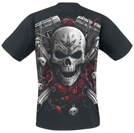 T-Shirt Manches courtes Gothic de Spiral - DOTD Bikers - L à XXL - pour Homme - noir - Spiral - View 2