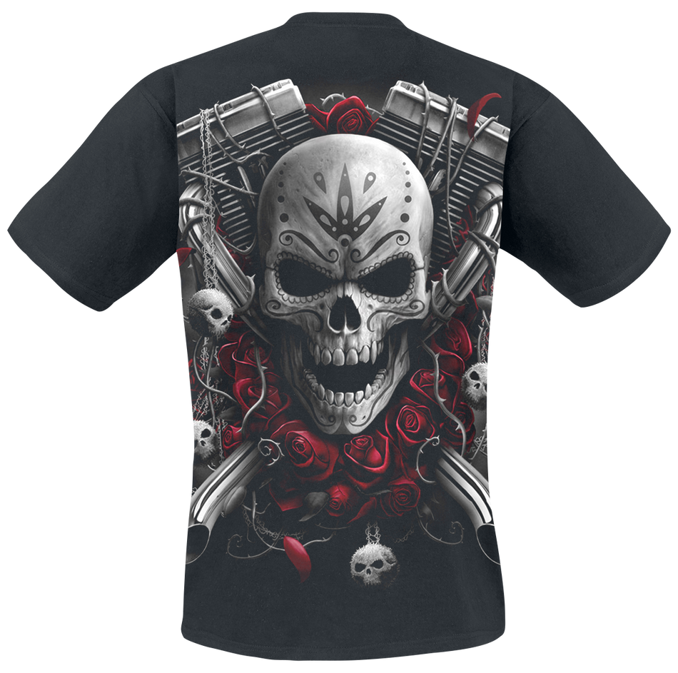 T-Shirt Manches courtes Gothic de Spiral - DOTD Bikers - L à XXL - pour Homme - noir - Spiral - View 2