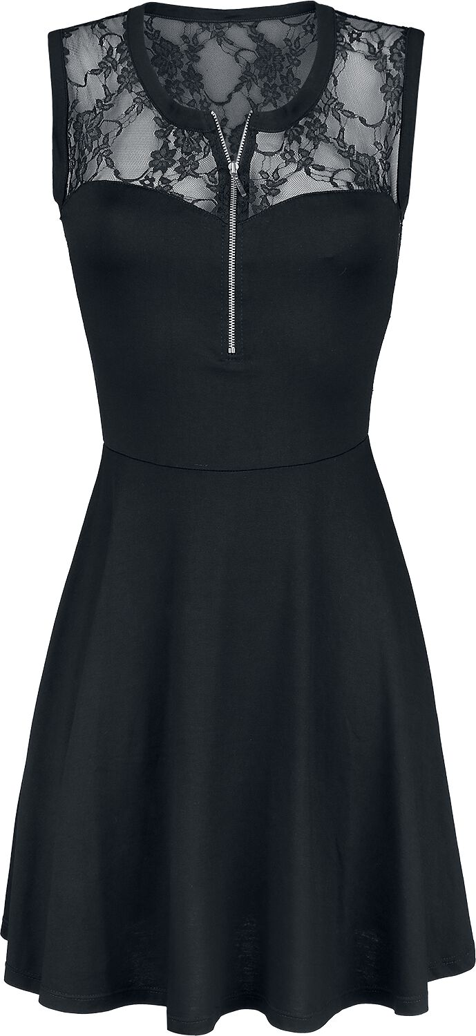Robe courte Gothic de Outer Vision - Robe Lilly - S à XXL - pour Femme - noir - Outer Vision