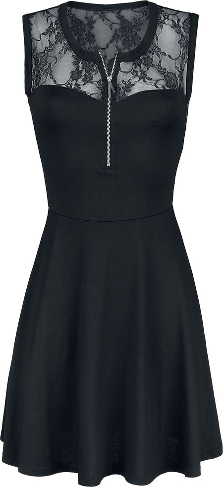 Robe courte Gothic de Outer Vision - Robe Lilly - S à XXL - pour Femme - noir - Outer Vision