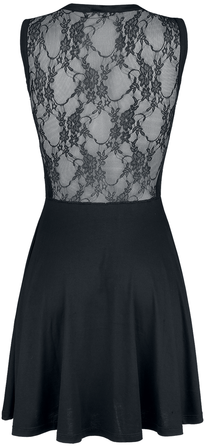 Robe courte Gothic de Outer Vision - Robe Lilly - L - pour Femme - noir - Outer Vision - View 2