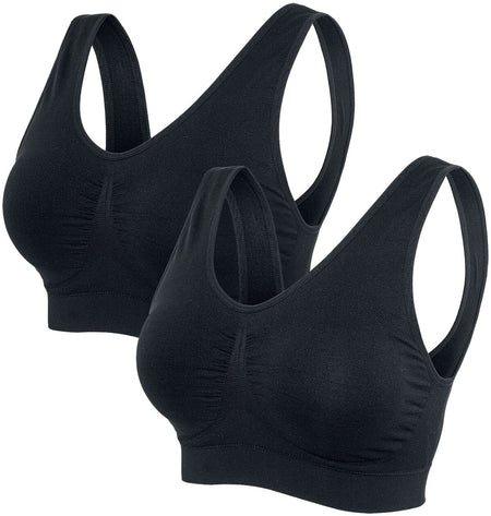 Sous-vêtement  de Urban Classics - Brassière de sport - XS à 5XL - pour Femme - noir - Urban Classics