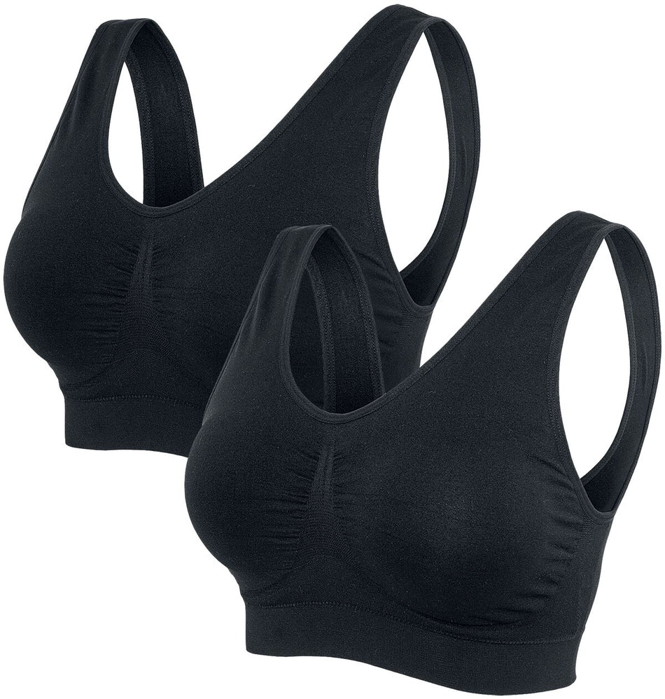 Sous-vêtement  de Urban Classics - Brassière de sport - XS à 5XL - pour Femme - noir - Urban Classics