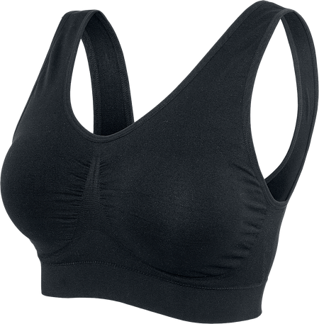 Sous-vêtement  de Urban Classics - Brassière de sport - XS à 5XL - pour Femme - noir/blanc - Urban Classics - View 2