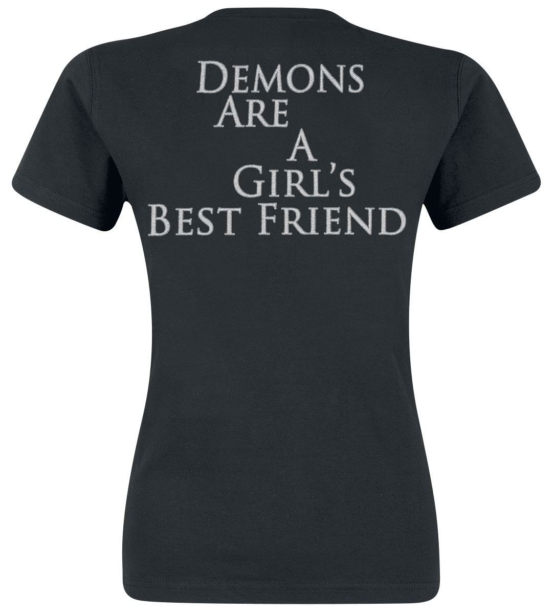 T-Shirt Manches courtes  de Powerwolf - Demons Are A Girl's Best Friend - S à XXL - pour Femme - noir - Powerwolf - View 2