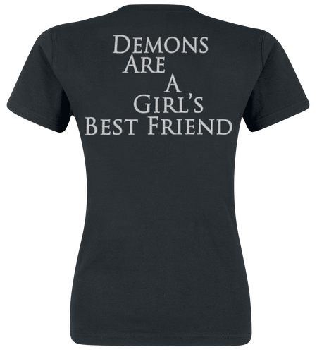 T-Shirt Manches courtes  de Powerwolf - Demons Are A Girl's Best Friend - S à XXL - pour Femme - noir - Powerwolf - View 2