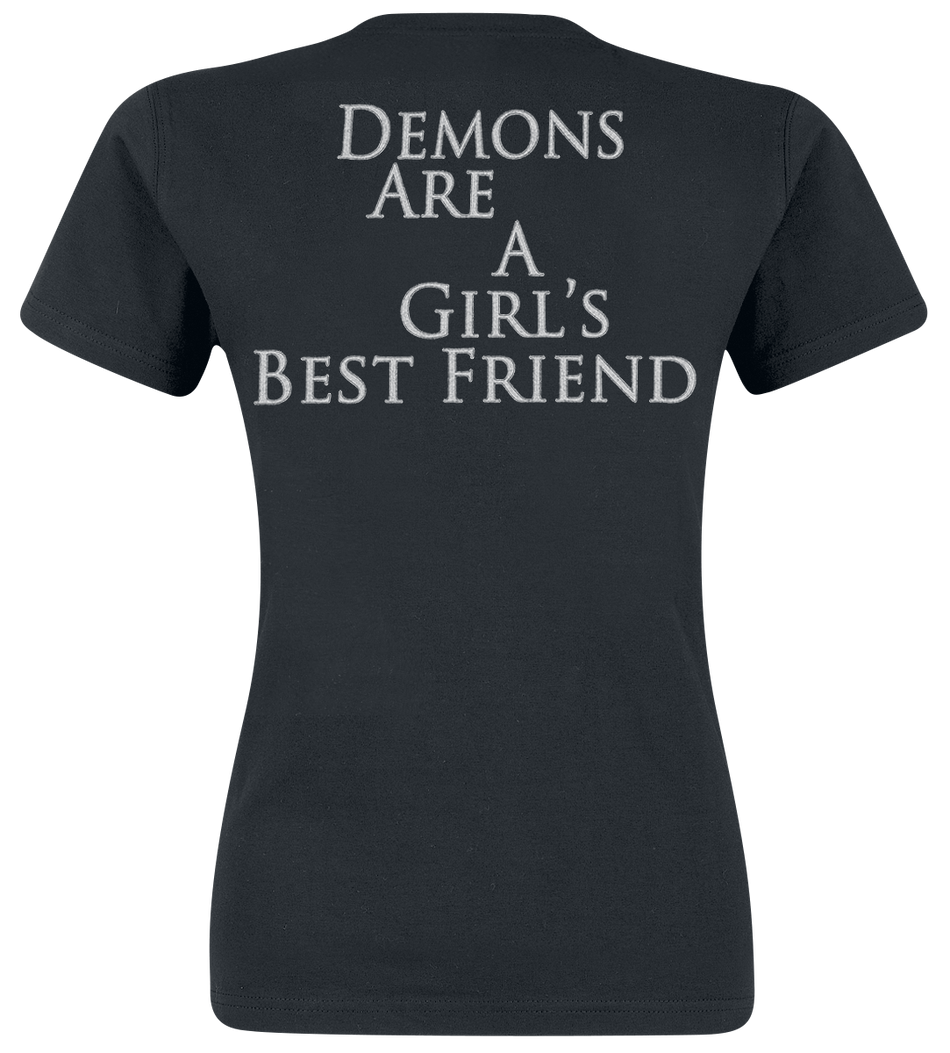 T-Shirt Manches courtes  de Powerwolf - Demons Are A Girl's Best Friend - S à XXL - pour Femme - noir - Powerwolf - View 2