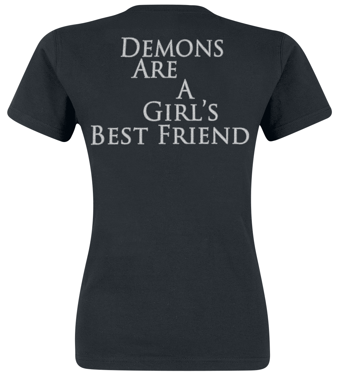 T-Shirt Manches courtes  de Powerwolf - Demons Are A Girl's Best Friend - S à XXL - pour Femme - noir - Powerwolf - View 2