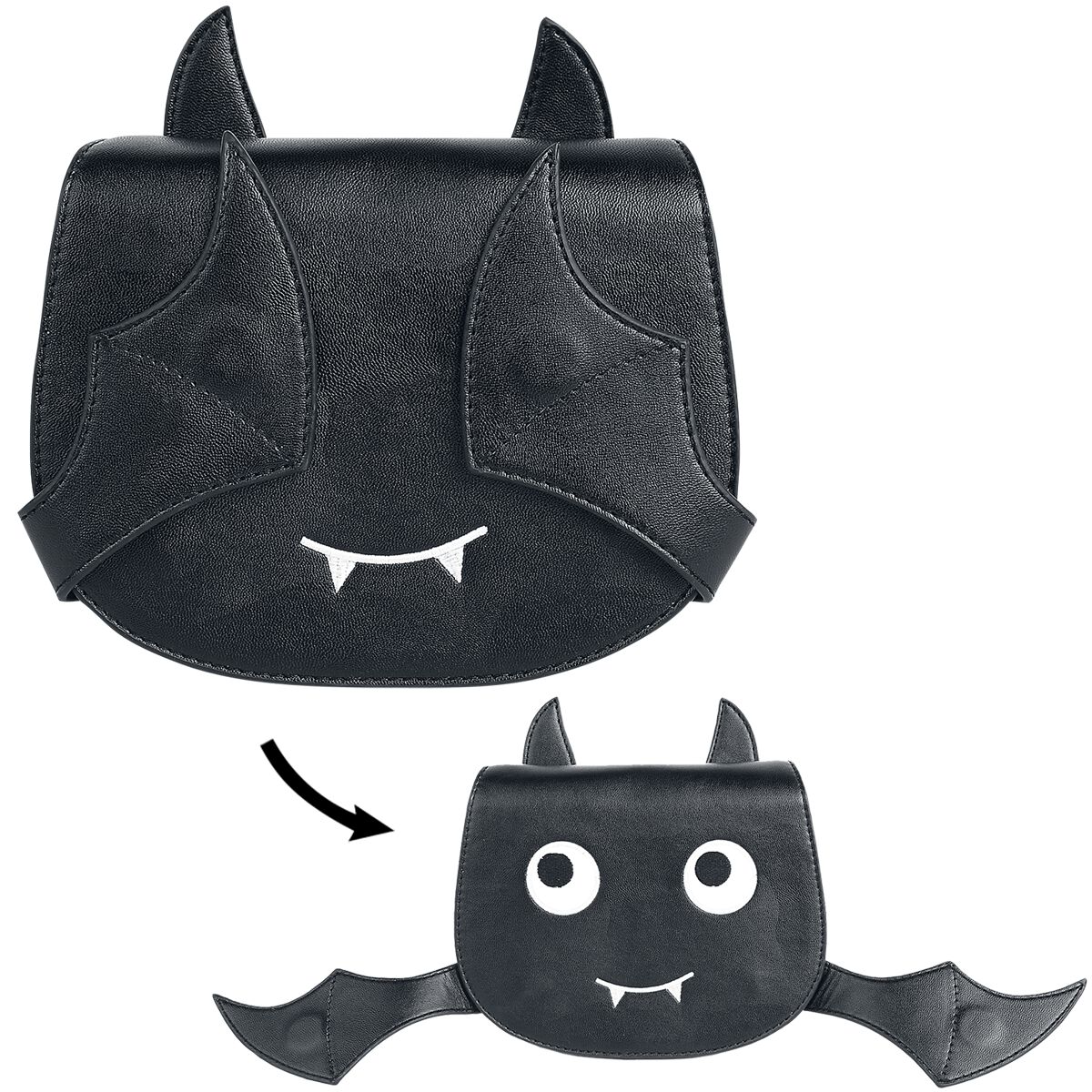 Sac à bandoulière Gothic de Banned Alternative - Release The Bats - pour Femme - noir - Banned Alternative