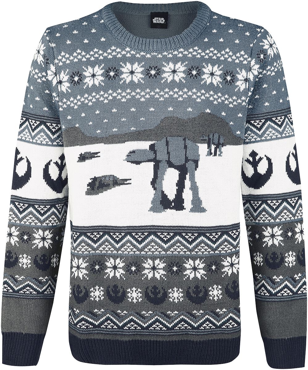 Pull de Noël Disney de Star Wars - AT-AT - S à 5XL - pour Homme - multicolore - Star Wars