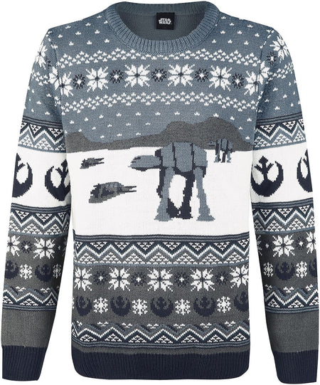 Pull de Noël Disney de Star Wars - AT-AT - S à 5XL - pour Homme - multicolore - Star Wars