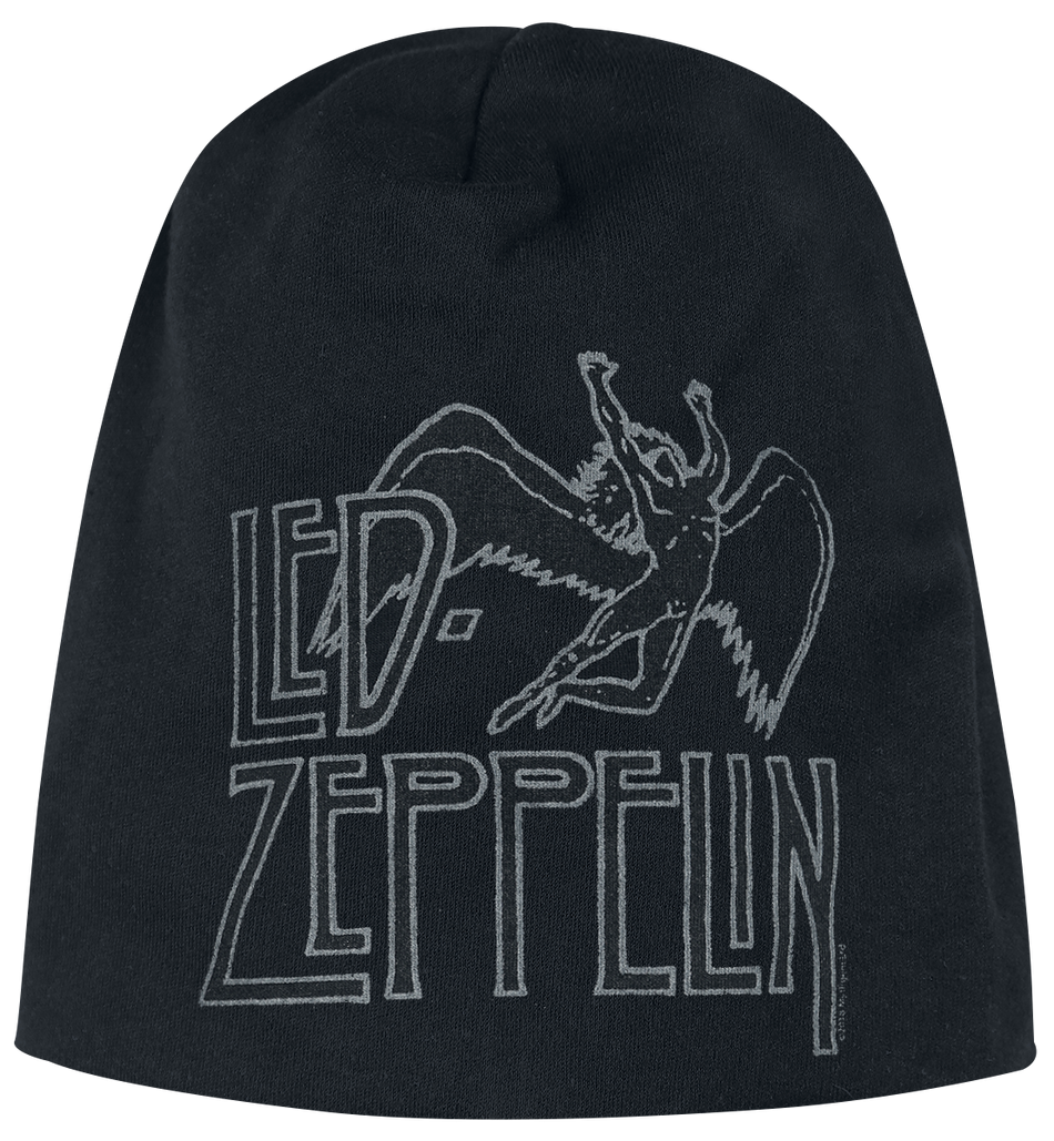 Bonnet  de Led Zeppelin - Icarus - Bonnet Léger - pour Unisexe - noir - Led Zeppelin - View 2