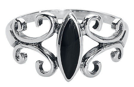Bague Gothic de etNox - Dunkle Seele - pour Femme - couleur argent - etNox