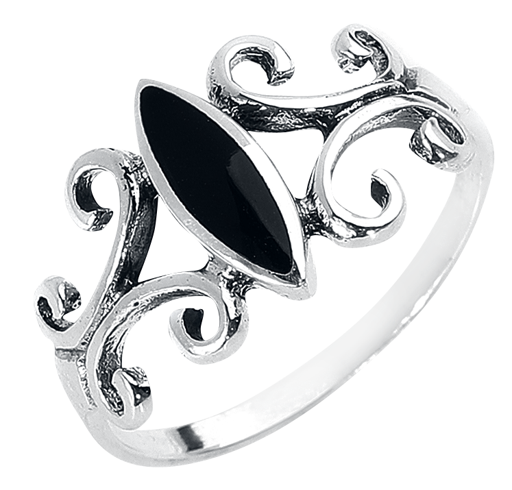 Bague Gothic de etNox - Dunkle Seele - pour Femme - couleur argent - etNox - View 2